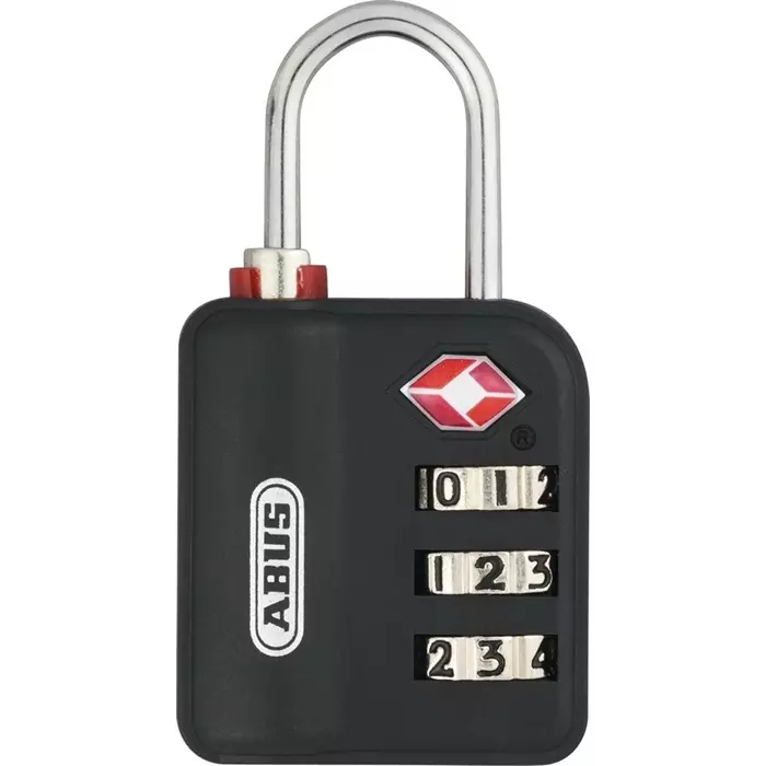 ABUS Padlock Plastic Padlock 3 mm Shackle 33 mm Body, 53093