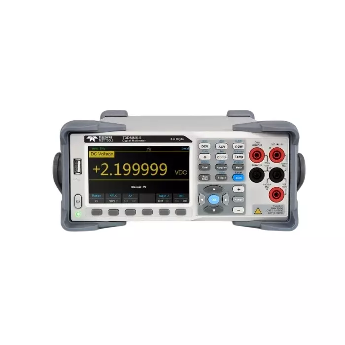 Teledyne LeCroy T3DMM Bench Digital Multimeter True RMS 10A ac Max 10A dc Max 750V ac Max - UKAS Calibrated, T3DMM6-5