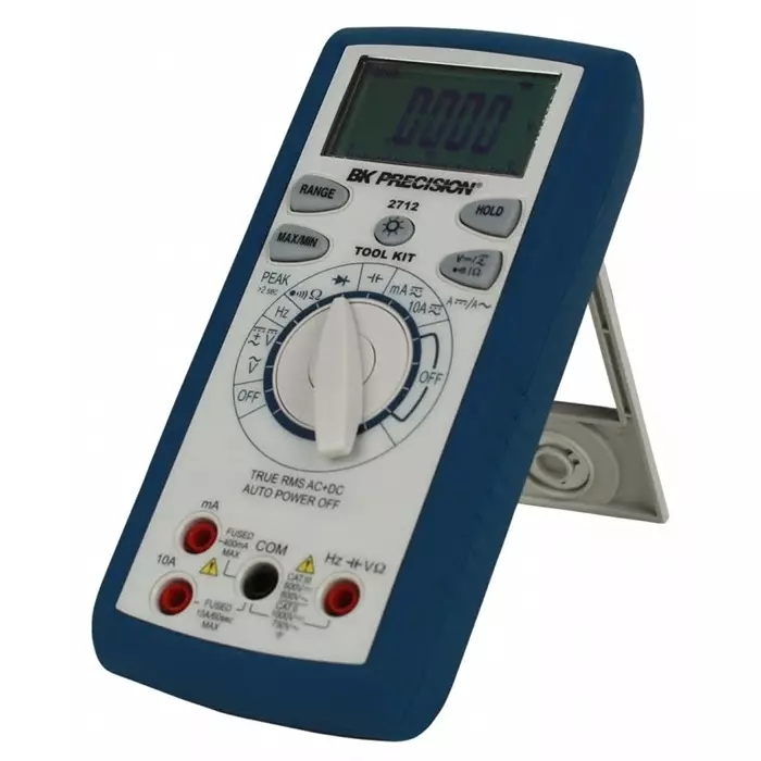 BK Precision Handheld Digital Multimeter True RMS 10A ac Max 10A dc Max 750V ac Max - RS Calibrated, BK2712