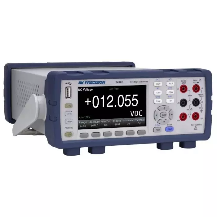BK Precision Bench Digital Multimeter True RMS 10A ac Max 10A dc Max 750V ac Max, BK5492C