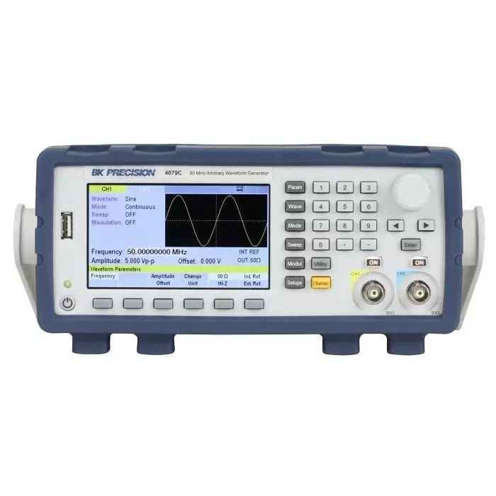 BK Precision Waveform Generator 50MHz Max 2-Channel 1 MHz Min, BK4079C-GPIB