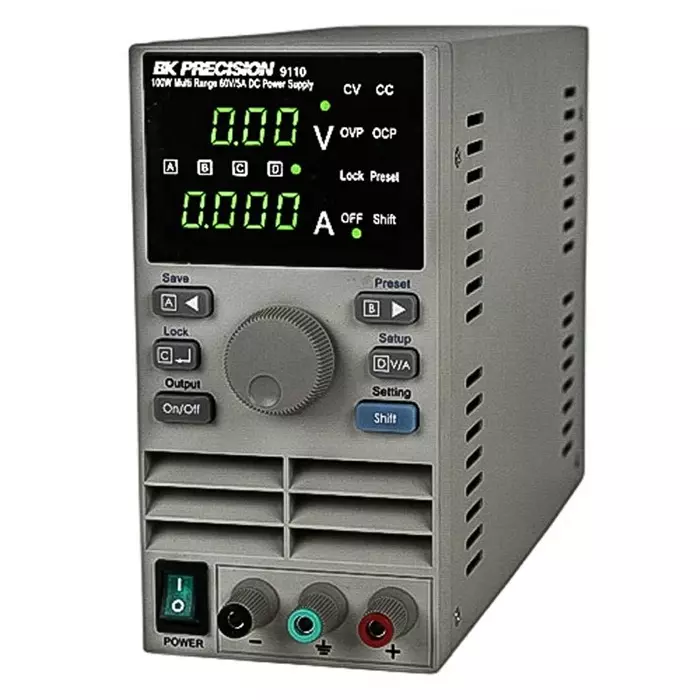 BK Precision 9110 Series Digital Bench Power Supply 0-60V 5A 1-Output 100W, BK9110