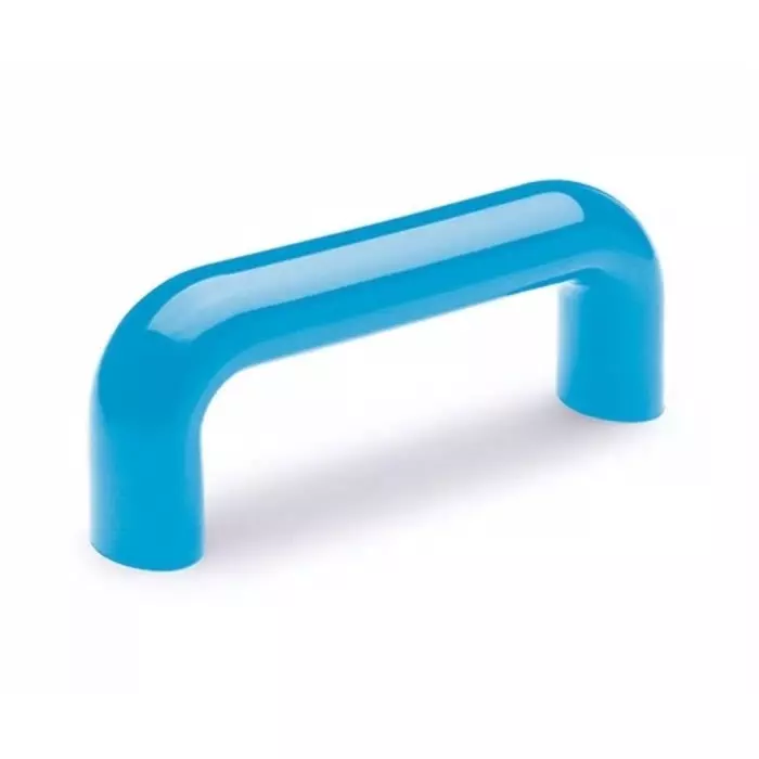 Elesa Gloss Blue PA Handle 20 mm Height 54mm Width 138mm Length, 138125