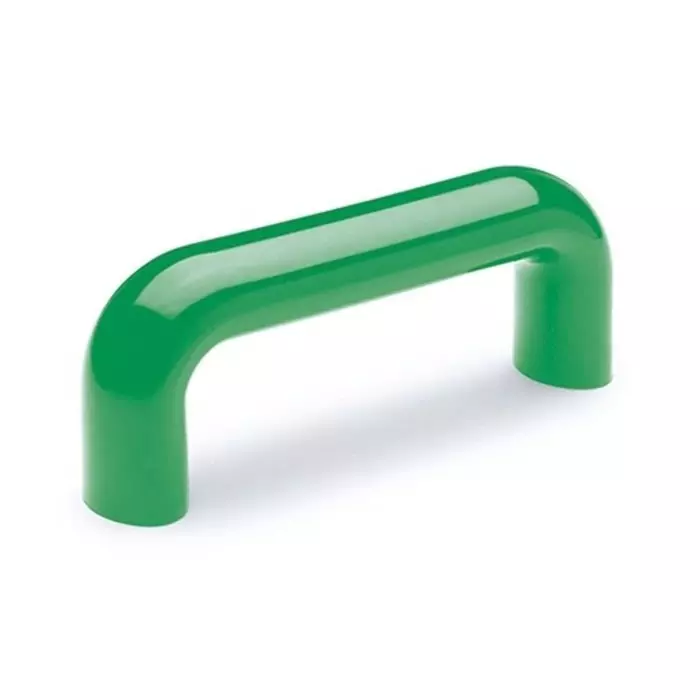 Elesa Gloss Green PA Handle 20 mm Height 54mm Width 138mm Length, 138127