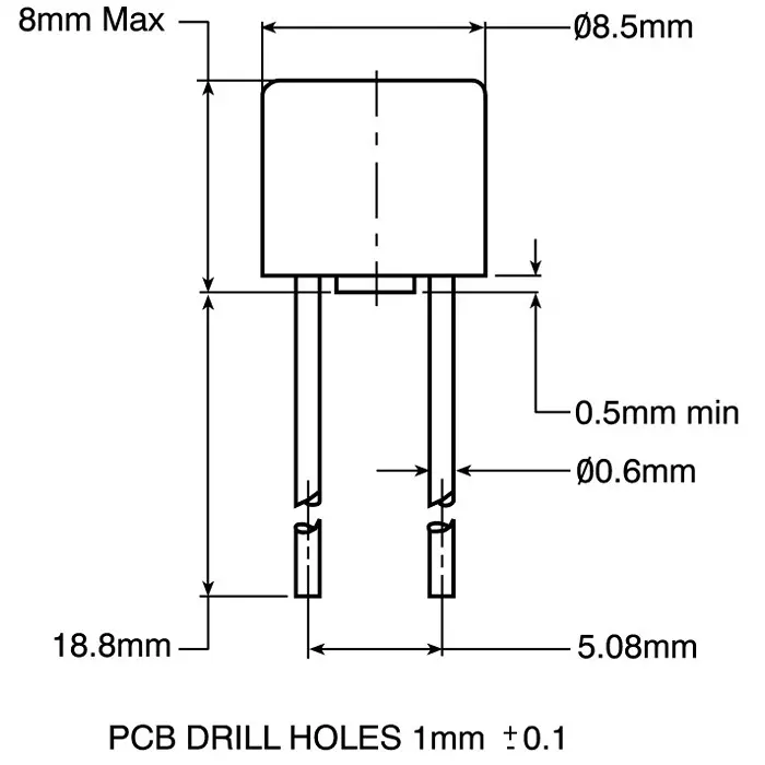 Littelfuse PC Board Non Resettable Fuse Radial 4A 250 V AC 0.6 mm Wire Diameter, 37014000000