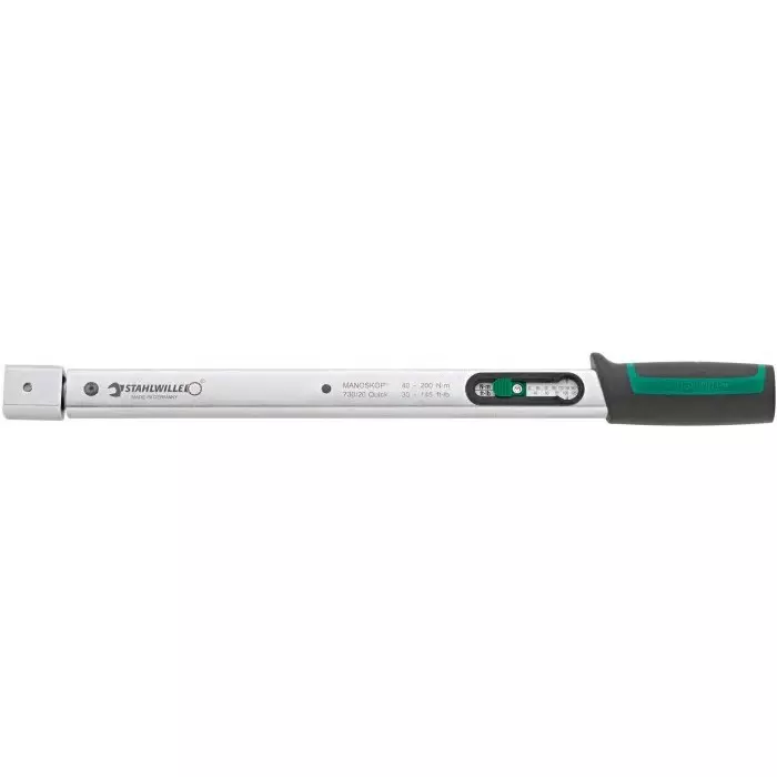 Stahlwille Click Torque Wrench 40-200 Nm Rectangular Drive 14x18 mm Insert, 50184020