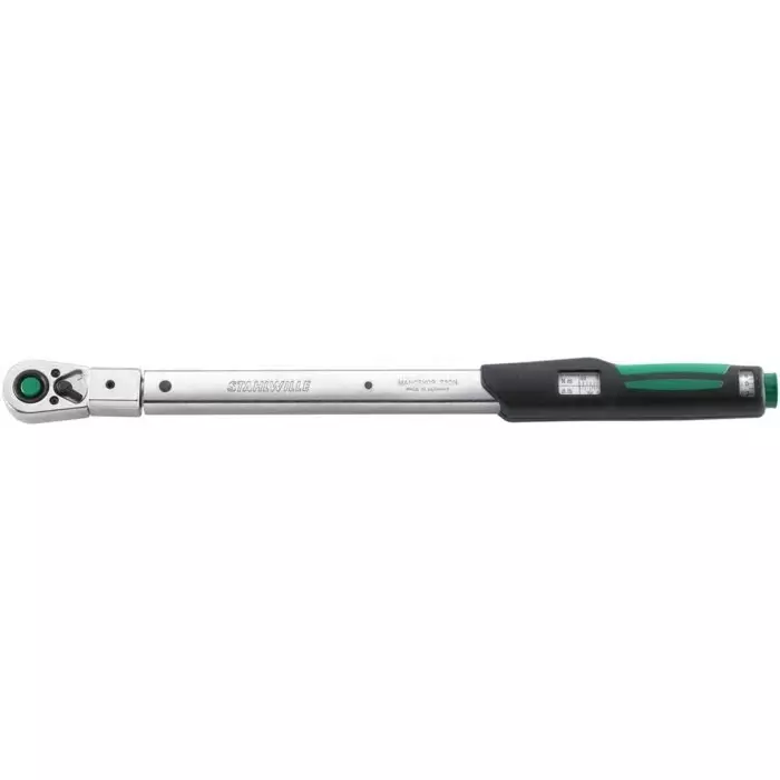 Stahlwille Click Torque Wrench 40-200 Nm 1/2 inch Drive Round Drive, 96502120