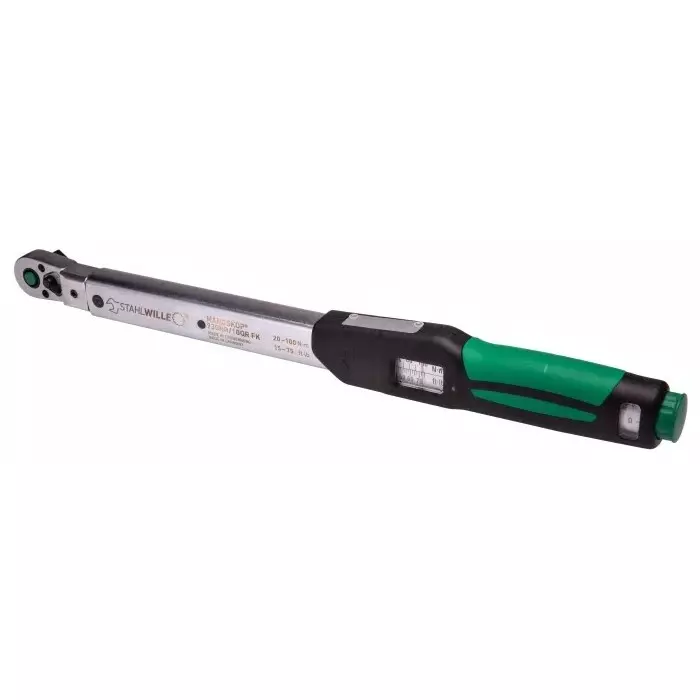 Stahlwille Click Torque Wrench 20-100 Nm 1/2 inch Drive Round Drive, 96502110
