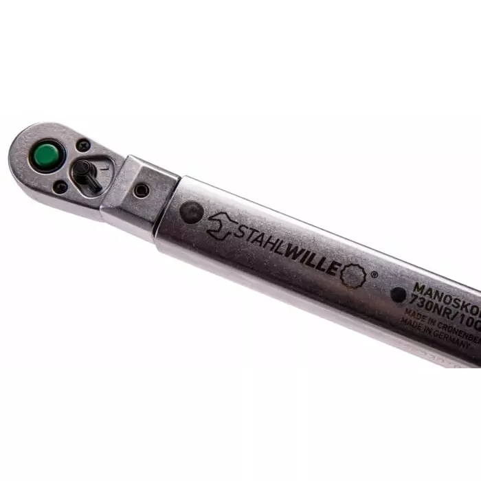 Stahlwille Click Torque Wrench 20-100 Nm 1/2 inch Drive Round Drive, 96502110