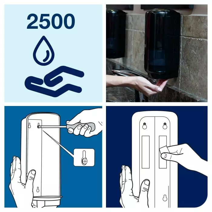 Tork Soap Dispenser Automatic Wall Mounted 1000 ml, 561608