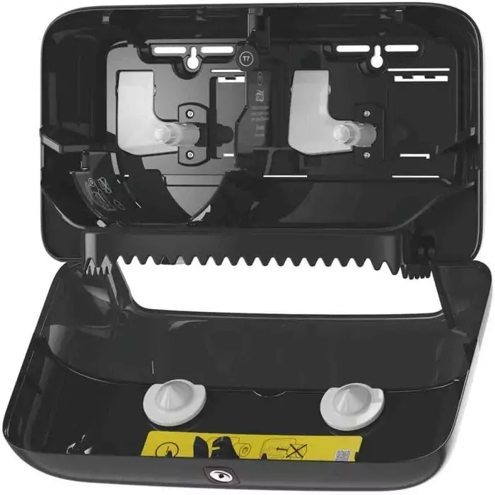 Tork Black Plastic Toilet Roll Dispenser 130x207x360 mm, 558048