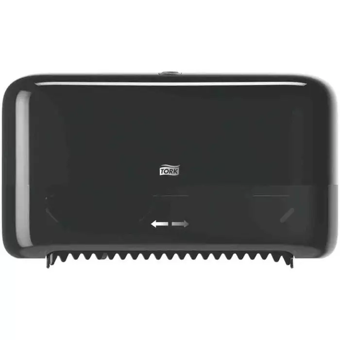 Tork Black Plastic Toilet Roll Dispenser 130x207x360 mm, 558048