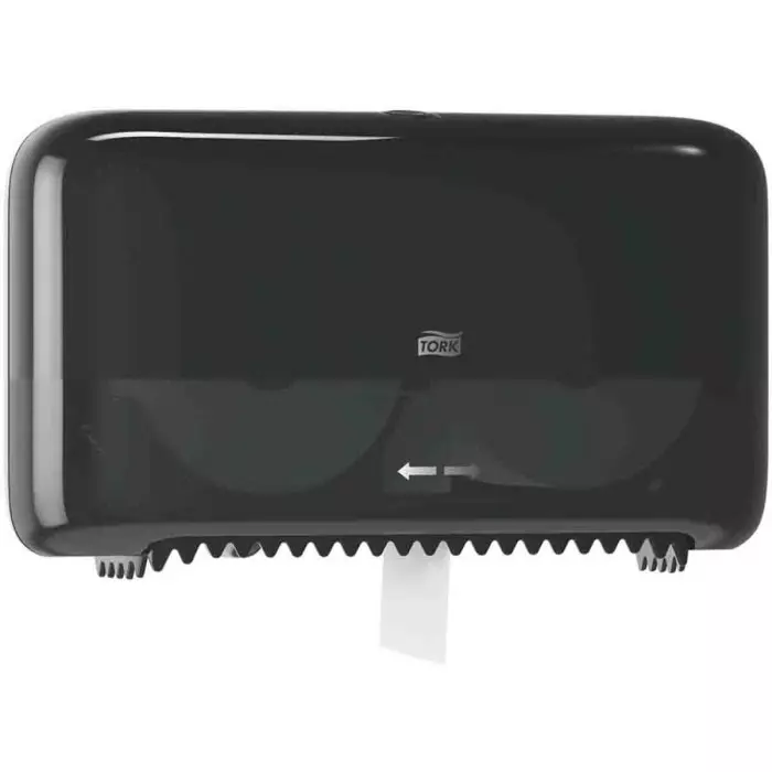 Tork Black Plastic Toilet Roll Dispenser 130x207x360 mm, 558048