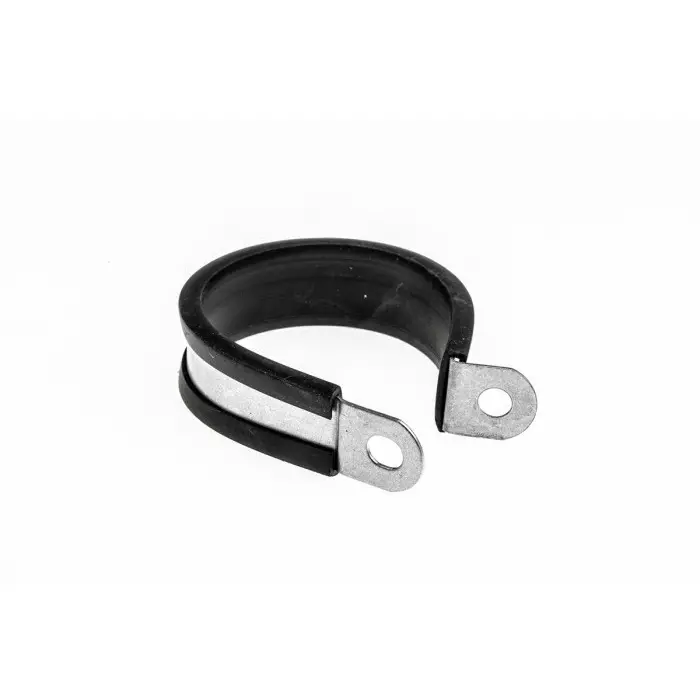 RS PRO Black Plated Steel P Clamp 32mm Max. Bundle