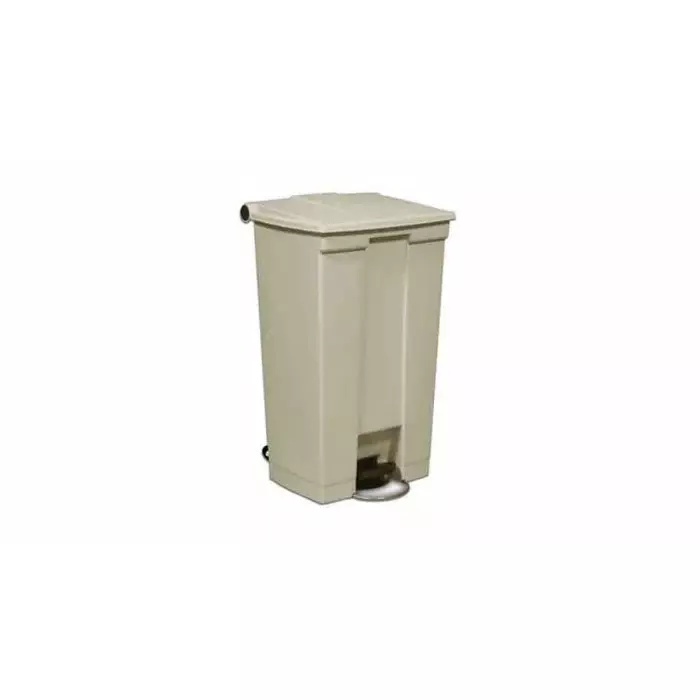 RUBBERMAID Legacy Step-On 87L Beige Pedal Plastic Waste Bin, FG614600BEIG