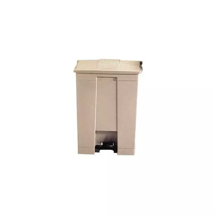 RUBBERMAID Legacy Step-On 68L Beige Pedal Plastic Waste Bin, FG614500BEIG
