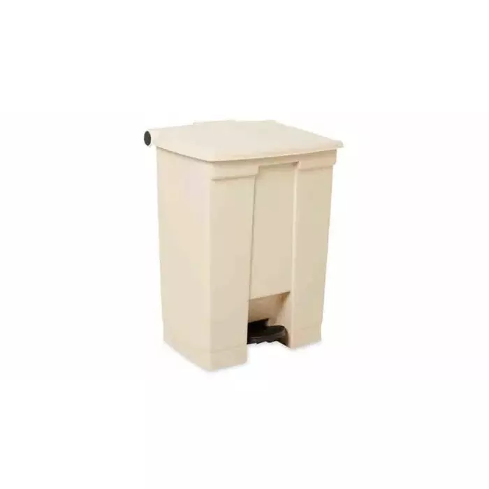 RUBBERMAID Legacy Step-On 68L Beige Pedal Plastic Waste Bin, FG614500BEIG