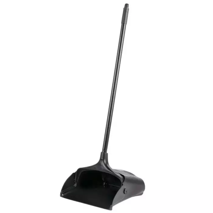 RUBBERMAID Black Dust Pan PP for All Industries, FG253100BLA