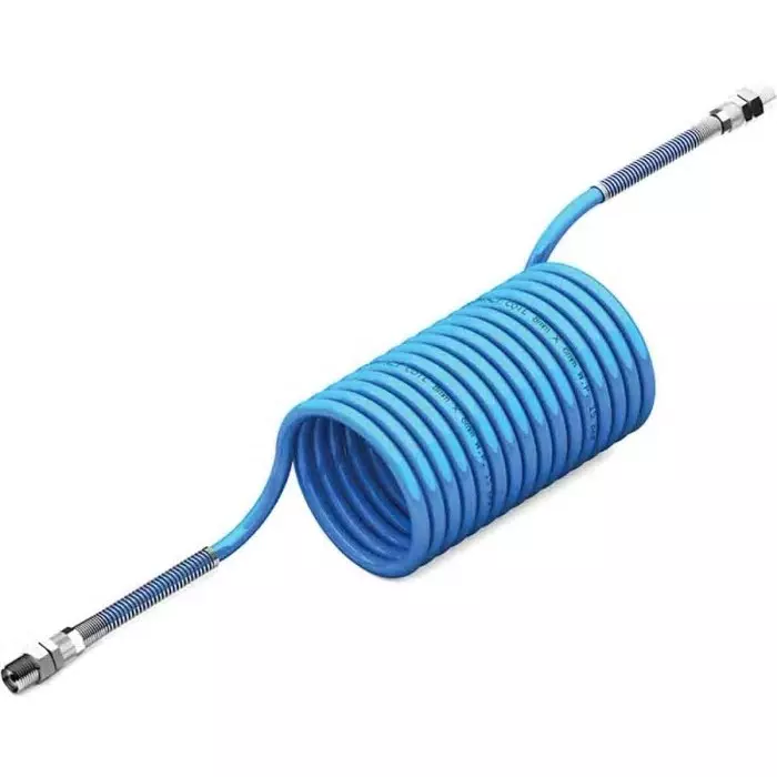 RS PRO EC Series PA Recoil Hose 2.5 m, Blue