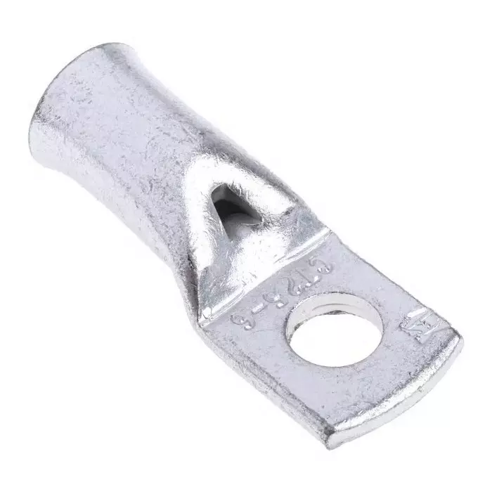 RS PRO Uninsulated Tubular Ring Terminal M6 Stud Size to 25 mm² Wire Size