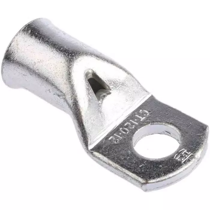 RS PRO Uninsulated Ring Terminal M12 Stud Size 120 mm² to 120 mm² Wire Size