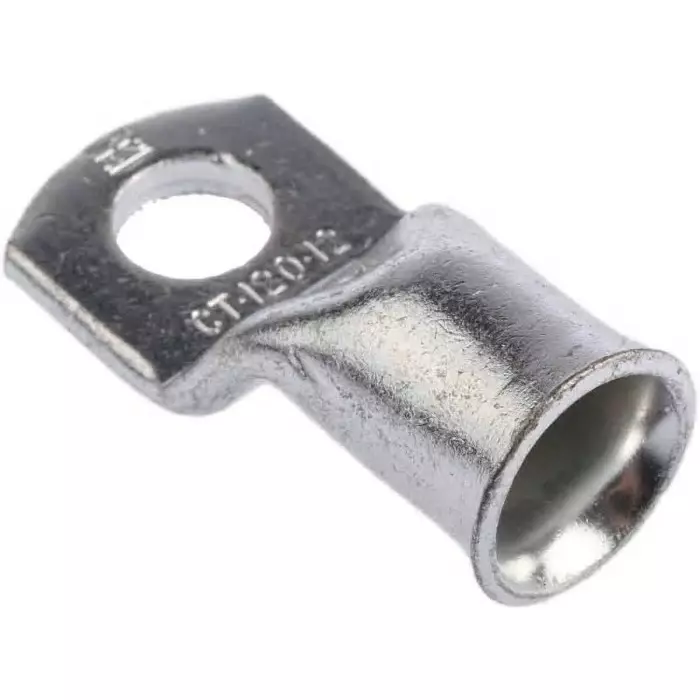 RS PRO Uninsulated Ring Terminal M12 Stud Size 120 mm² to 120 mm² Wire Size