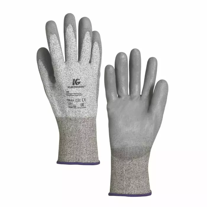 Kimberly-Clark G60 Grey HPPE Cut Resistant Gloves Size 9 Polyurethane Coating, 13825
