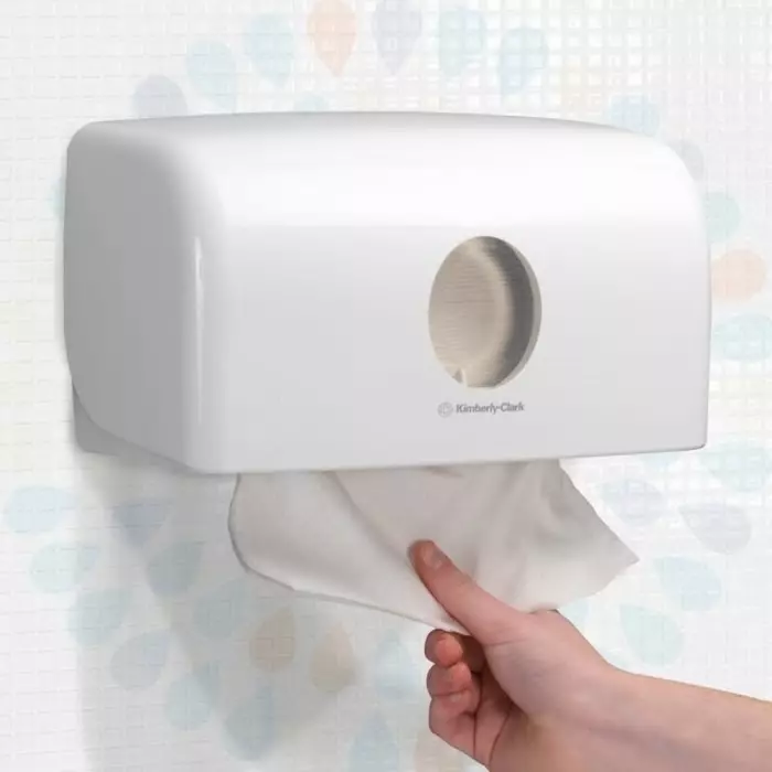 Kimberly-Clark Kleenex Folded White Paper Towel 215mm 2-Ply 3720 Sheets, 7979