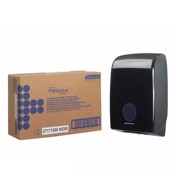 Kimberly-Clark Paper Towel Dispenser ABS Wall Mounting Black 265x136x399 mm, 7171