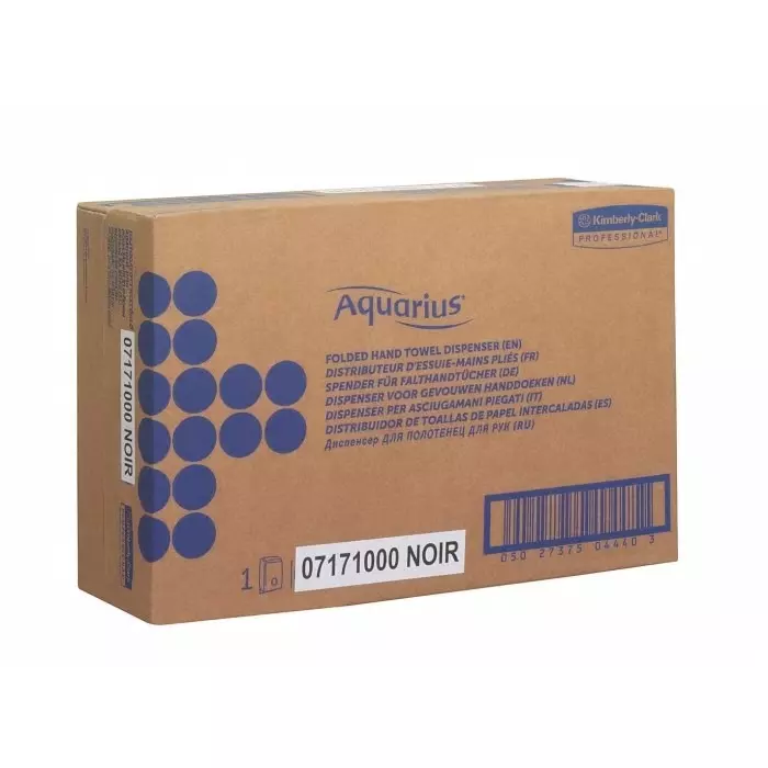Kimberly-Clark Paper Towel Dispenser ABS Wall Mounting Black 265x136x399 mm, 7171