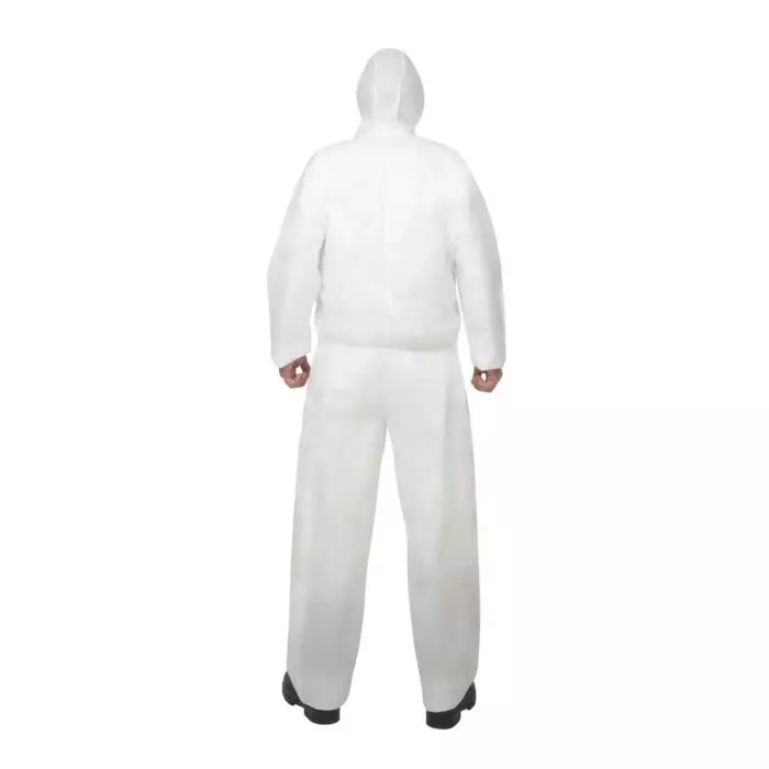 Kimberly-Clark Disposable Coverall White M Radioactive Particulate Protection, 95160