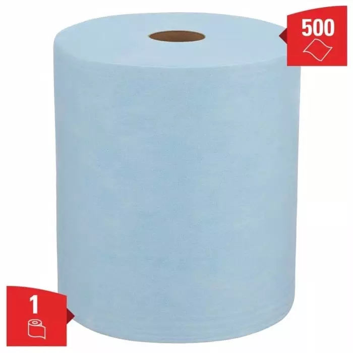 Kimberly-Clark Dry Multi-Purpose Wipes Blue 500 Wipes 385 x 310mm for Surface Cleaning, 8371