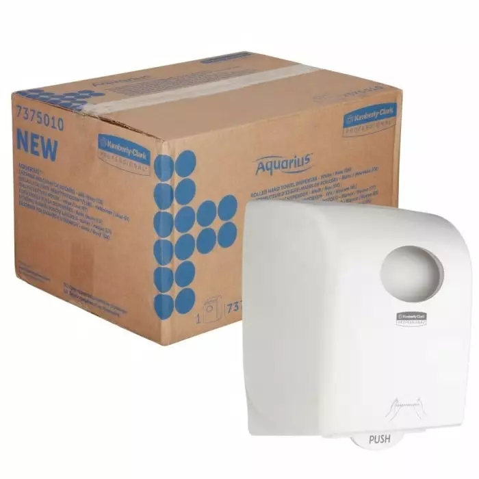 Kimberly-Clark Paper Towel Dispenser Wall Mounting Plastic White 297x248x374 mm, 7375