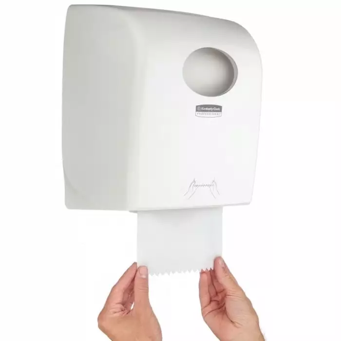 Kimberly-Clark Paper Towel Dispenser Wall Mounting Plastic White 297x248x374 mm, 7375