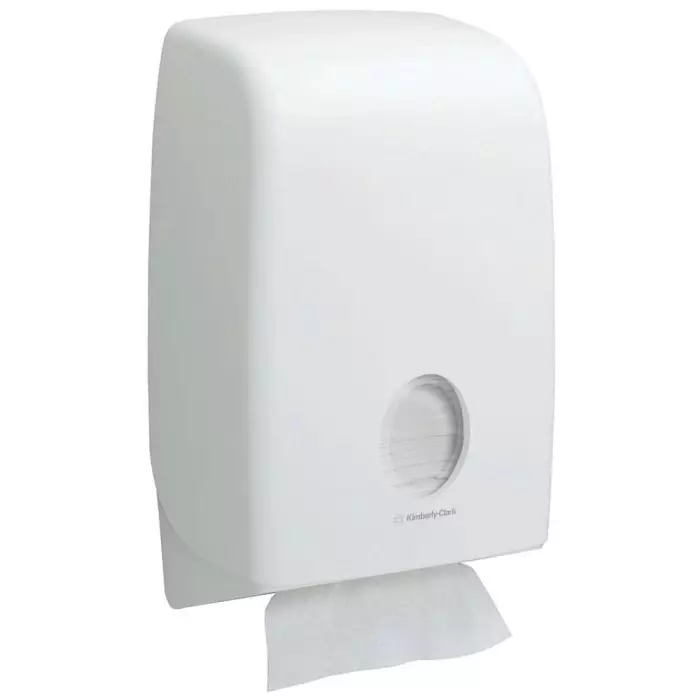 Kimberly-Clark Paper Towel Dispenser Wall Mounting Plastic White 274x418x146 mm, 6945