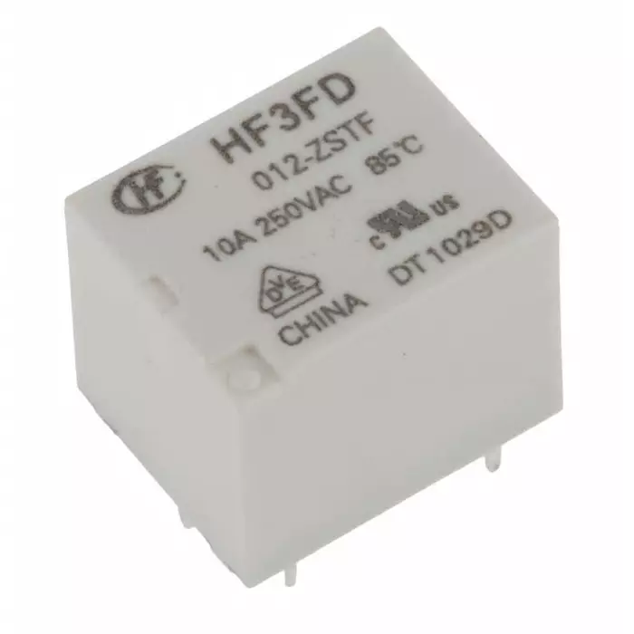 RS PRO PCB Mount Power Relay 12V dc Coil 10A Switching Current SPDT