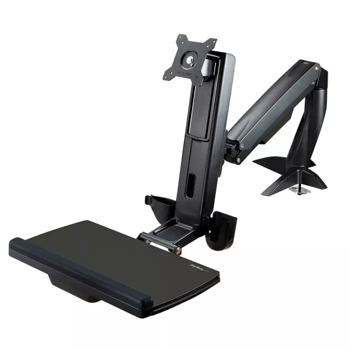 StarTech.com Desk Mounting Monitor Arm for 1 x Screen 24 inch Screen Size, ARMSTSCP1