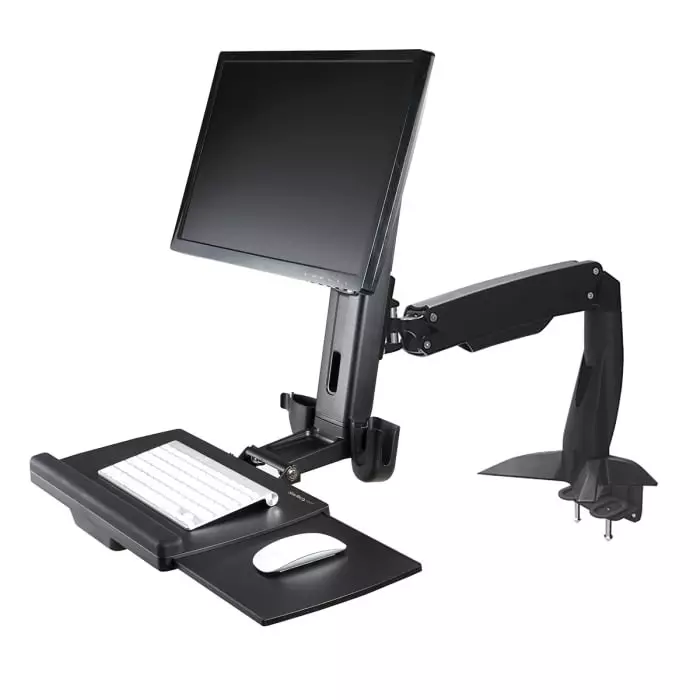 StarTech.com Desk Mounting Monitor Arm for 1 x Screen 24 inch Screen Size, ARMSTSCP1
