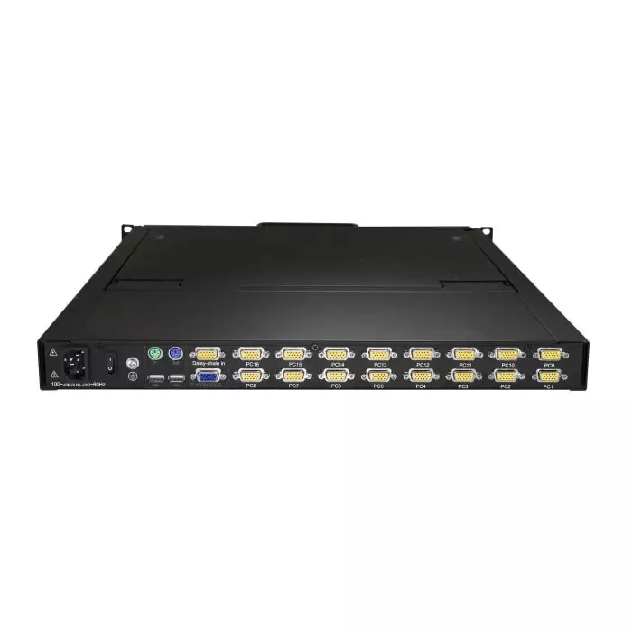 StarTech.com 16 Port USB USB VGA Console 1280 x 1024 Maximum Resolution, RKCONS1916K