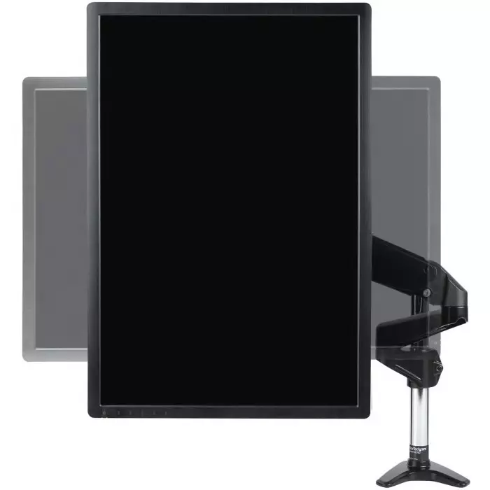StarTech.com Desk Mounting Monitor Arm for 1 x Screen 49 inch Screen Size, ARMPIVOTE2