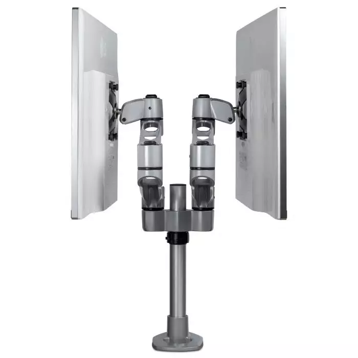 StarTech.com Desk Mounting Monitor Arm for 2 x Screen 27 inch Screen Size, ARMDUALPS