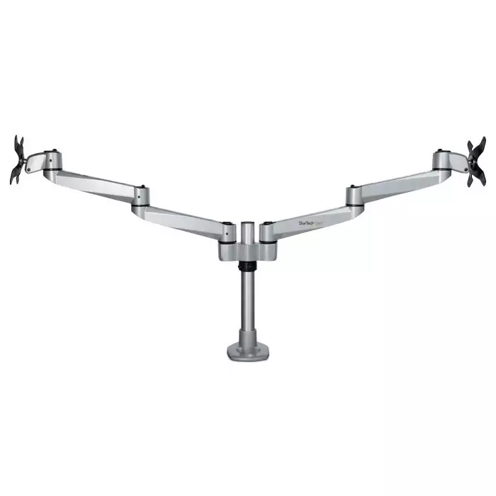 StarTech.com Desk Mounting Monitor Arm for 2 x Screen 27 inch Screen Size, ARMDUALPS