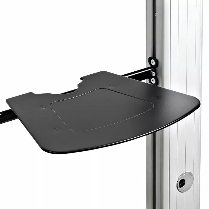 StarTech.com Floor Mounting Mobile TV Stand for 2 x Screen 60 inch Screen Size, STNDMTVDUO