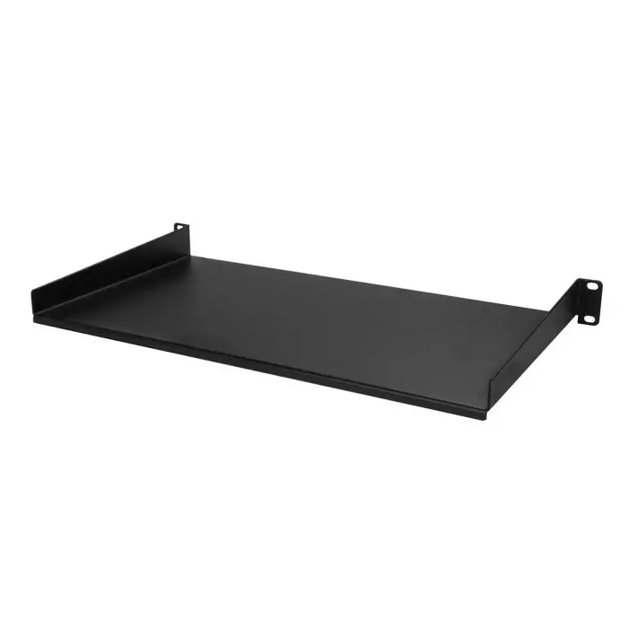 StarTech.com Black Rack Shelf 1U 20 Kg Load 440mm x 250mm, CABSHELF1U10