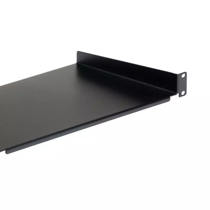 StarTech.com Black Rack Shelf 1U 20 Kg Load 440mm x 250mm, CABSHELF1U10