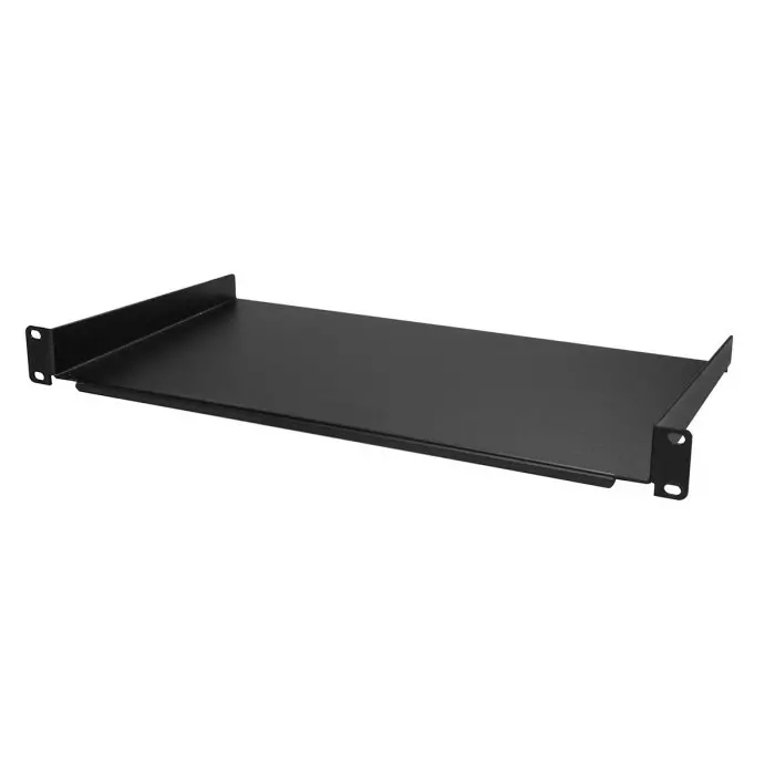 StarTech.com Black Rack Shelf 1U 20 Kg Load 440mm x 250mm, CABSHELF1U10