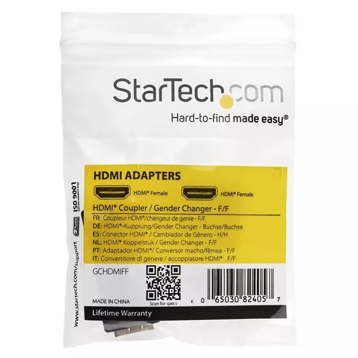 StarTech.com AV Adapter Female HDMI to Female HDMI, GCHDMIFF