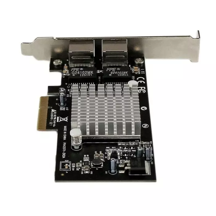 StarTech.com 2 Port PCIe RJ45 Network Card 10/100/1000Mbit/s, ST2000SPEXI