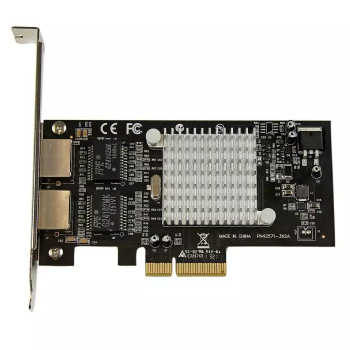 StarTech.com 2 Port PCIe RJ45 Network Card 10/100/1000Mbit/s, ST2000SPEXI