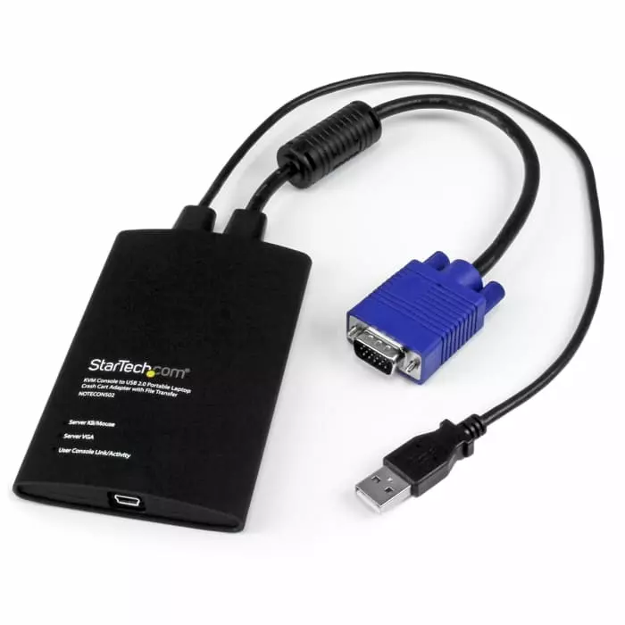 StarTech.com Port USB VGA KVM Switch 1920 x 1200 Maximum Resolution, NOTECONS02